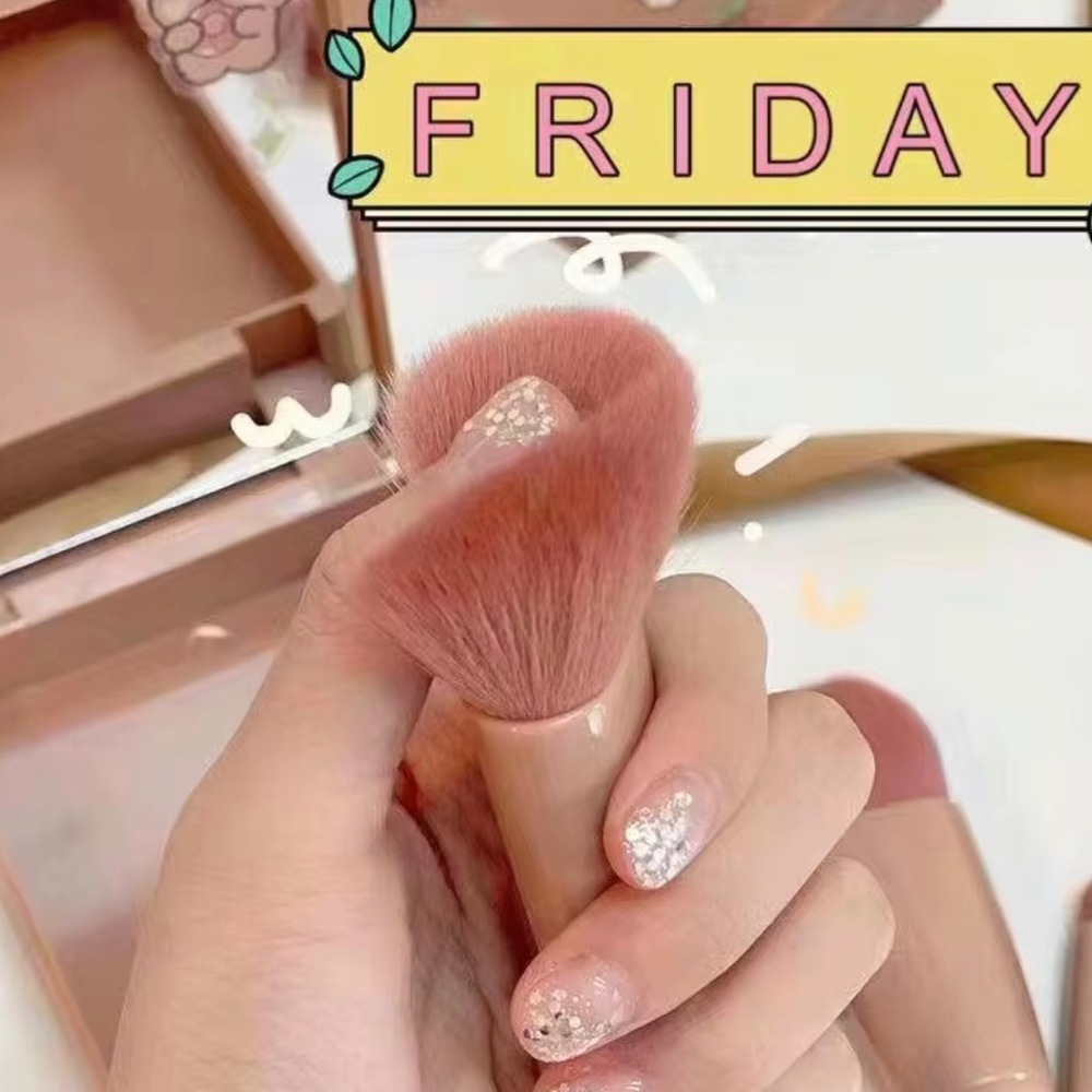 5 PIECES MAKEUP BRUSHES SET WITH MIRROR - Picture 4 of 8